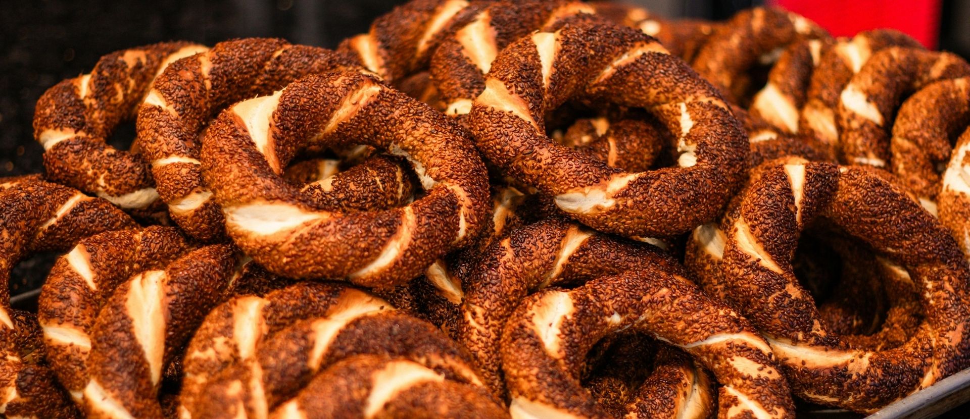 Fresh Simit Istanbul Street Food