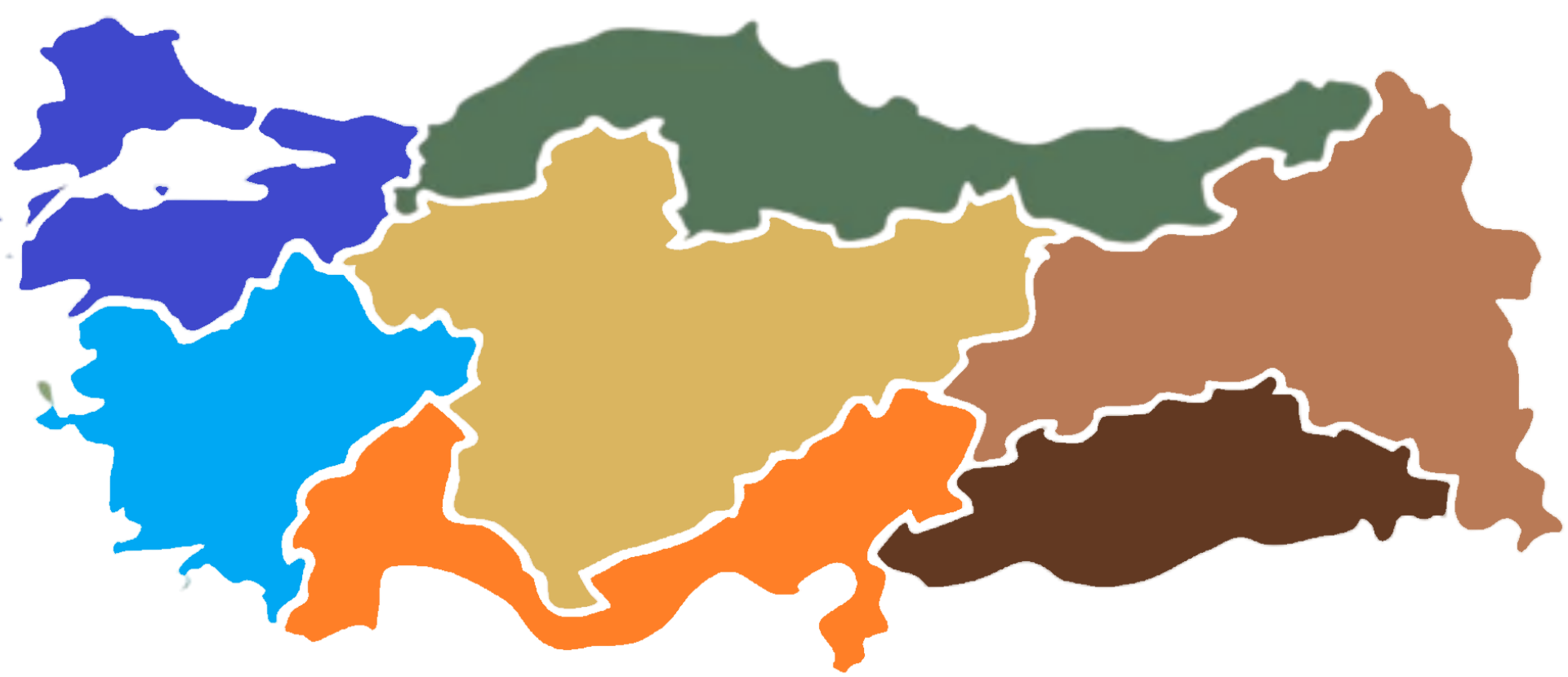 Map of Turkish Culinary Regions